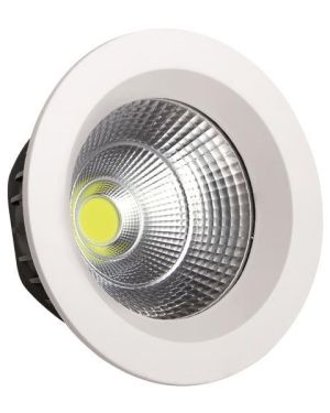 ΦΩΤΙΣΤΙΚΟ ΧΩΝΕΥΤΟ LED COB  Φ230 55W 4000K ΛΕΥΚΟ PLUS