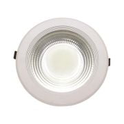 ΦΩΤΙΣΤΙΚΟ ΧΩΝΕΥΤΟ LED COB  Φ220 30W 6500K ΛΕΥΚΟ PLUS