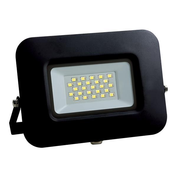 ΠΡΟΒΟΛΕΑΣ LED 20W SMD ΒΑΣΗ 360° ΜΑΥΡΟΣ IP65 3000K PLUS