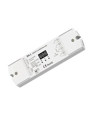 DMX512/RDM DECODER RGBW 5A*4CH 12-24VDC MAX20A D4-L