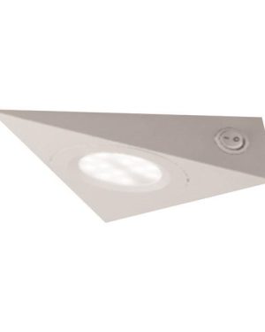 ΦΩΤΙΣΤΙΚΟ ΕΞΩΤΕΡΙΚΟ LED SLIM 124Χ40 2W 3000K ΛΕΥΚΟ PLUS