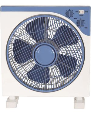 ΑΝΕΜΙΣΤΗΡΑΣ BOX FAN ΤΕΤΡΑΓΩΝΟΣ ΑΣΠΡΟ-ΜΠΛΕ Φ30 45W