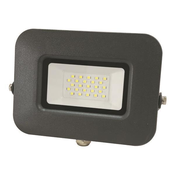 ΠΡΟΒΟΛΕΑΣ LED 20W SMD ΒΑΣΗ 360° ΓΡΑΦΙΤΗΣ IP65 4000K PLUS