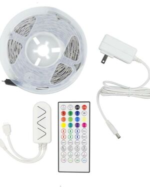 ΤΑΙΝΙΑ LED PIXEL KIT RGB 5 ΜΕΤΡΩΝ 12V + DRIVER + Wifi CONTROLLER ΜΕ ΜΟΥΣΙΚΗ IP20