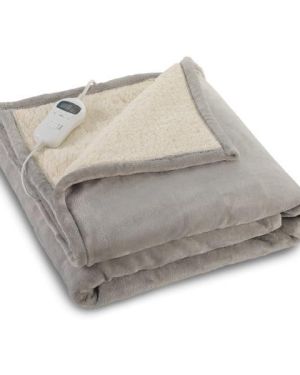 ΗΛΕΚΤΡΙΚΗ ΚΟΥΒΕΡΤΑ FLEECE 180*130CM, 10 ΡΥΘΜΙΣΕΙΣ ΘΕΡΜΟΚΡΑΣΙΑΣ, LED ΟΘΟΝΗ, ΧΡΟΝΟΔΙΑΚΟΠΤΗΣ 1-10H, ΠΛΕΝΟΜΕΝΗ, 120W