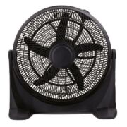 ΑΝΕΜΙΣΤΗΡΑΣ BOX FAN ΣΤΡΟΓΓΥΛΟΣ ΜΑΥΡΟΣ Φ50 100W