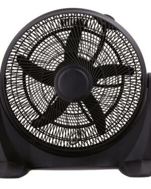 ΑΝΕΜΙΣΤΗΡΑΣ BOX FAN ΣΤΡΟΓΓΥΛΟΣ ΜΑΥΡΟΣ Φ50 100W