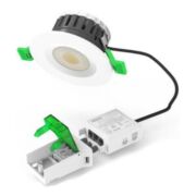 ΦΩΤΙΣΤΙΚΟ ΧΩΝΕΥΤΟ LED Φ90 5/8W 4CCT ΛΕΥΚΟ PRO