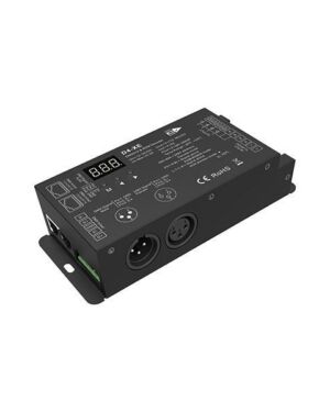 DMX512/RDM DECODER RGBW 8A*4CH 12-36VDC MAX32A D4-XE